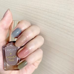 キャンメイク5色ネイル